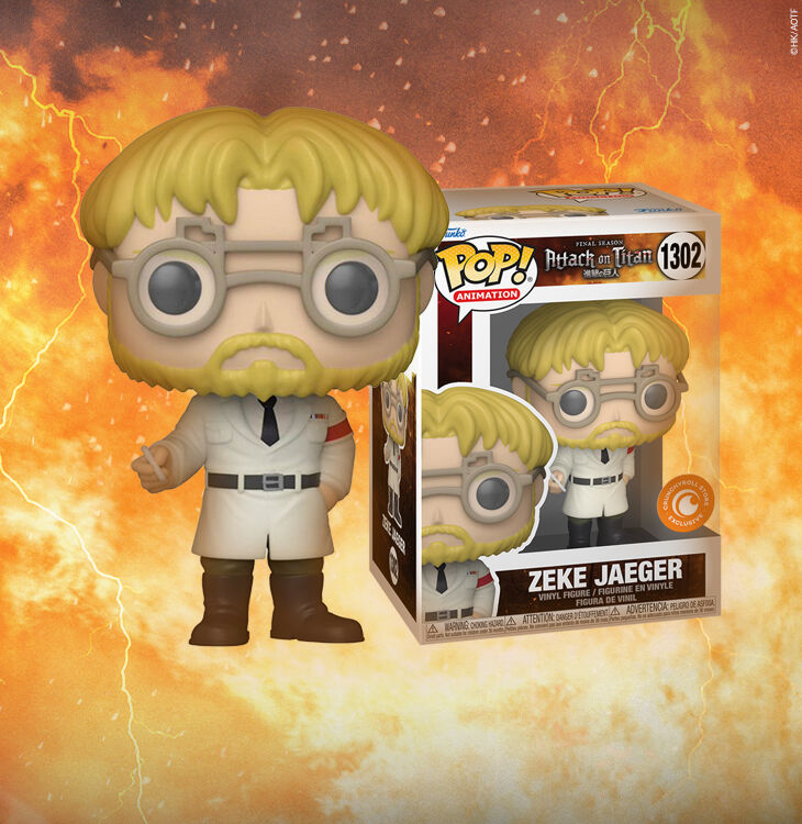 Attack on Titan - Zeke Jaeger w/ Cigarette Funko Pop! - Crunchyroll Exclusive image number 0